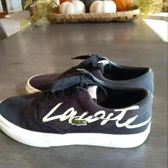 Lacoste Tennis Shoes Unisex Like New - Picture 3 of 6